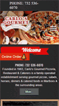 Mobile Screenshot of carlosgourmetpizza.com
